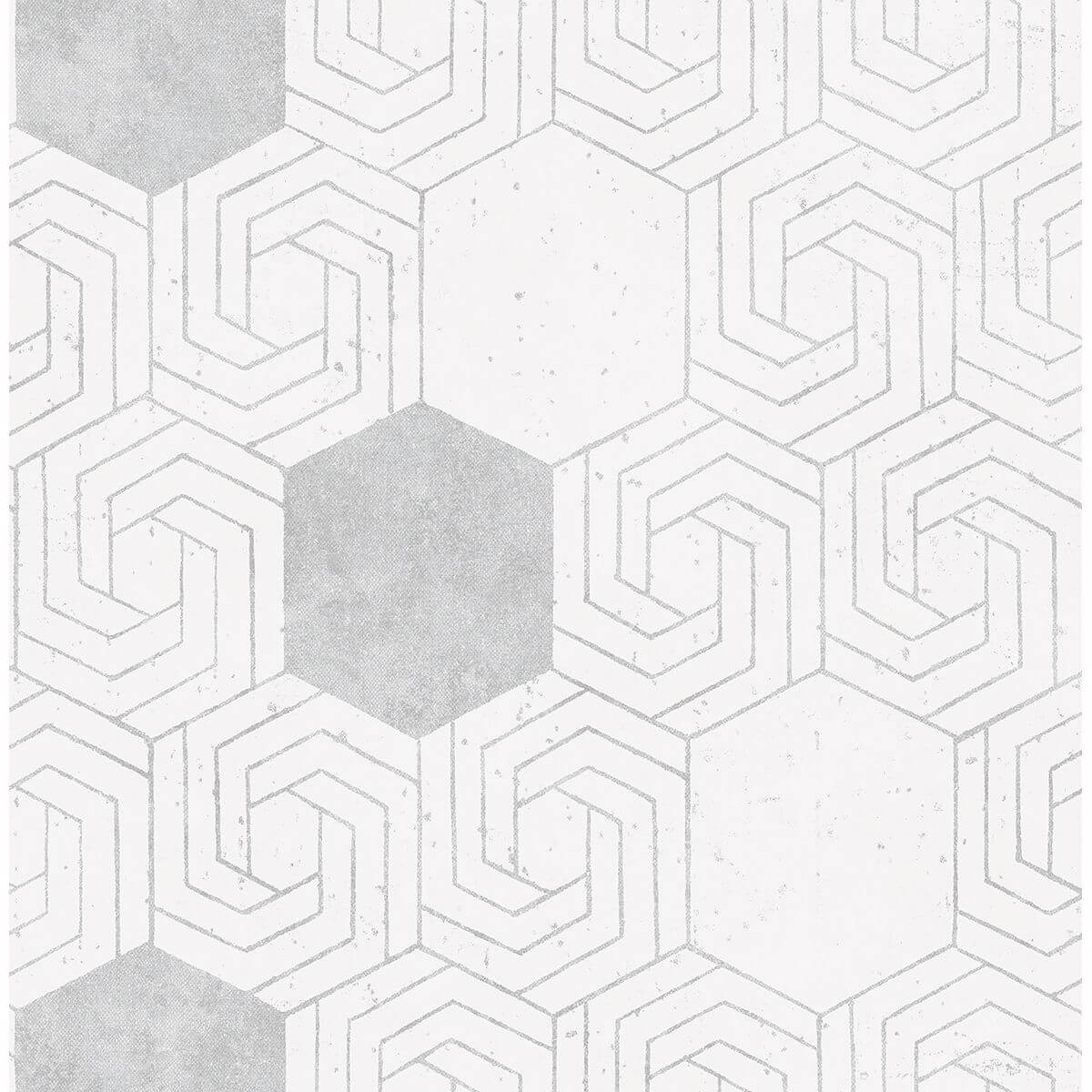 momentum-off-white-geometric-wallpaper-york-wallcoverings-2902-25555 - York Wallpaper Wallpaper