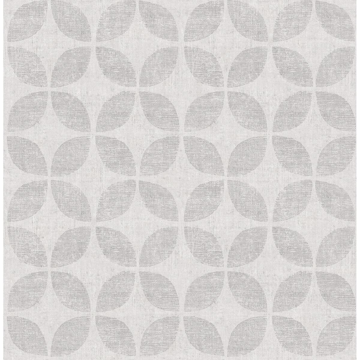 polaris-silver-geometric-wallpaper-york-wallcoverings-2902-25515 - York Wallcoverings Wallpaper