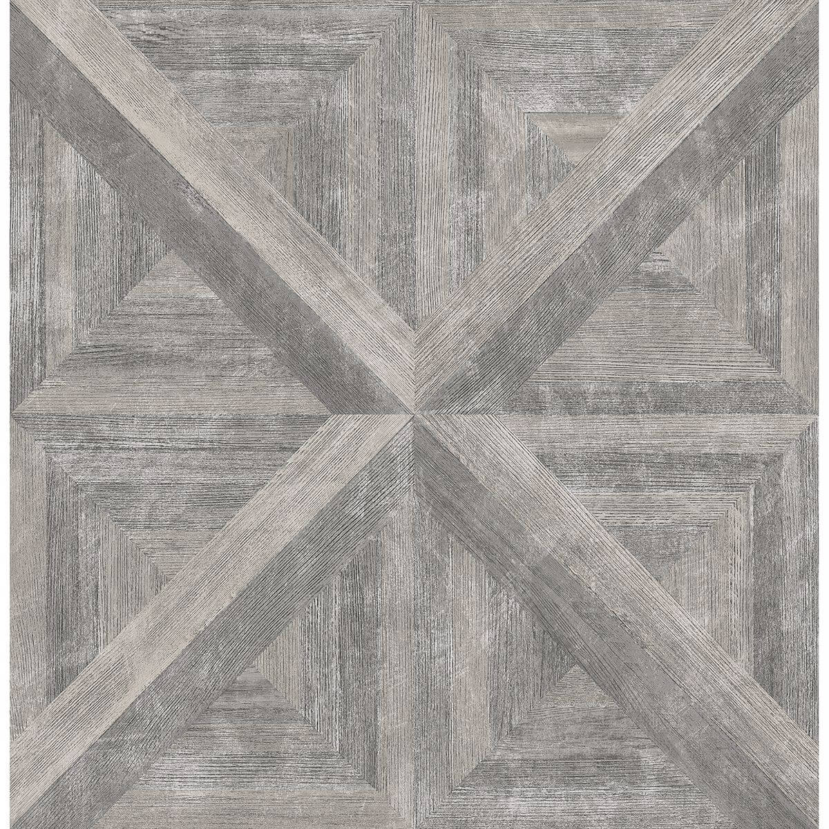 angeline-taupe-geometric-wood-wallpaper-york-wallcoverings-2922-24018 - York Wallcoverings Wallpaper