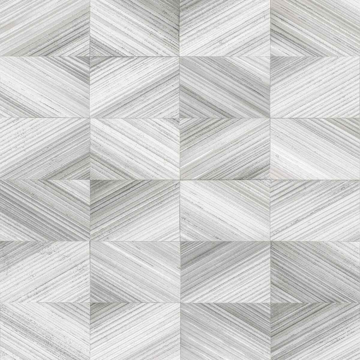 Stratum Grey Geometric Wood Wallpaper - York Wallcoverings - 2922-25379 - York Wallcoverings Papel pintado