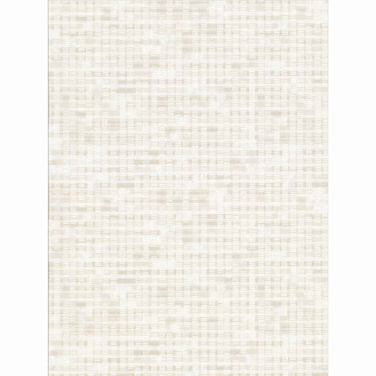 Clarice Cream Distressed Faux Linen Wallpaper - York Wallcoverings - 2909-IH-23601