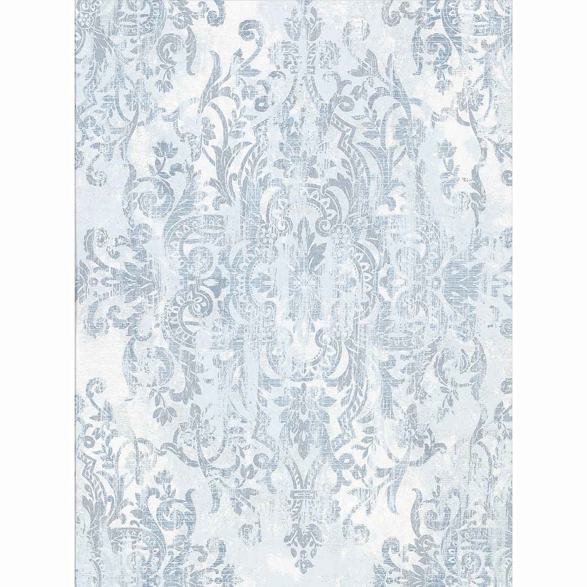 Shirley Slate Distressed Damask Wallpaper - York Wallcoverings - 2909-SH-13006 - York Wallcoverings Wallpaper