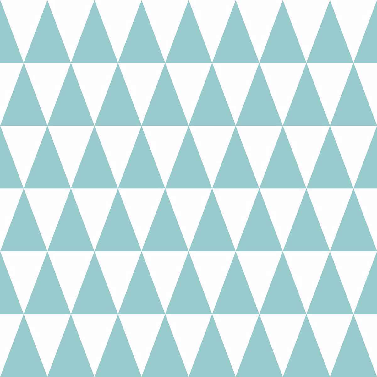 Verdon Aquamarine Geometric Wallpaper - York Wallcoverings - DD128844