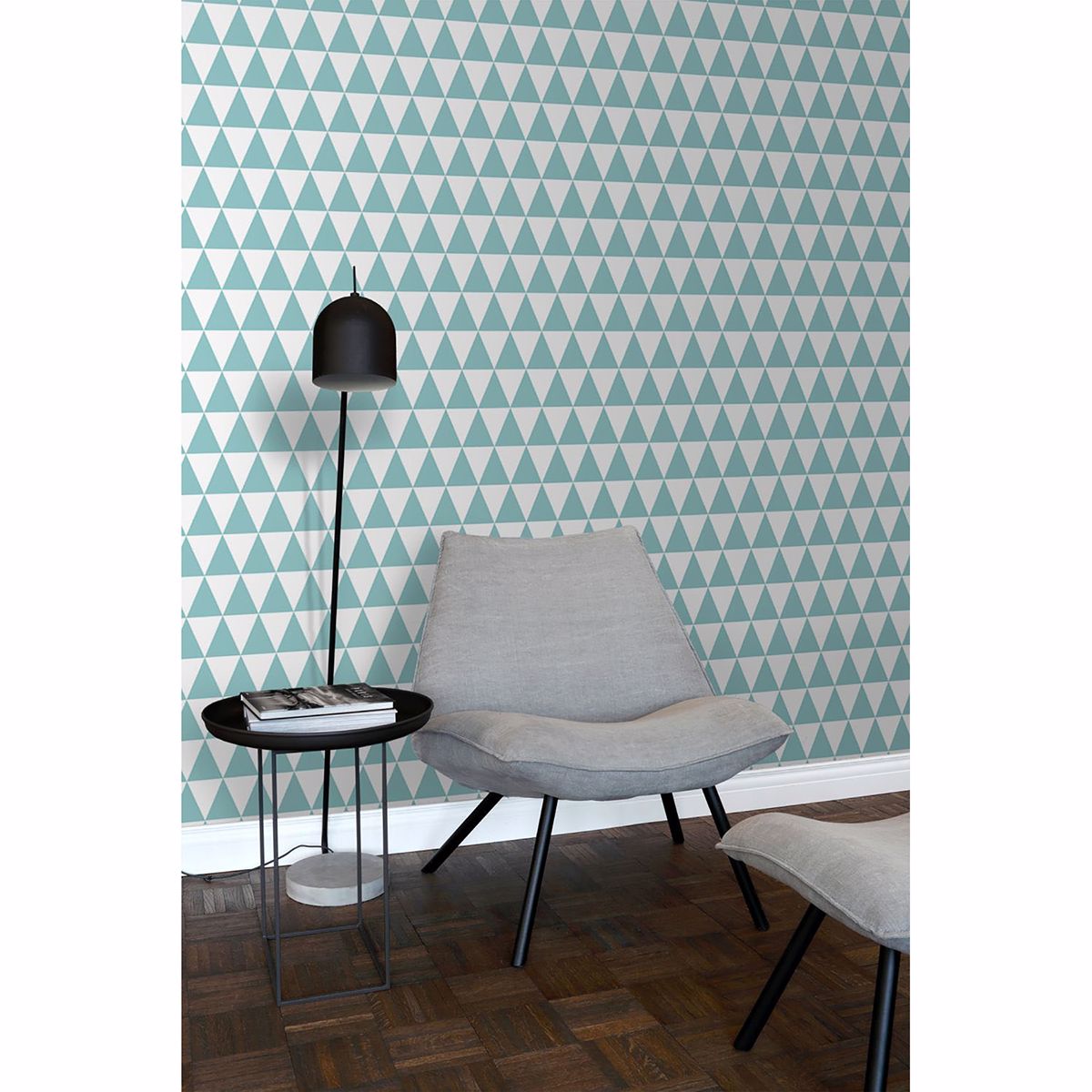 verdon-aquamarine-geometric-wallpaper-york-wallcoverings-dd128844 - York Wallpaper Wallpaper