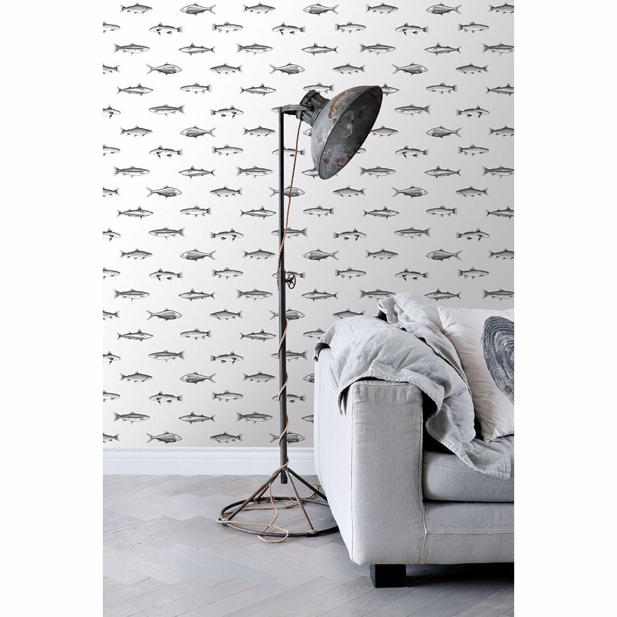 fiyero-off-white-fish-wallpaper-york-wallcoverings-dd138967 - York Wallcoverings Wallpaper