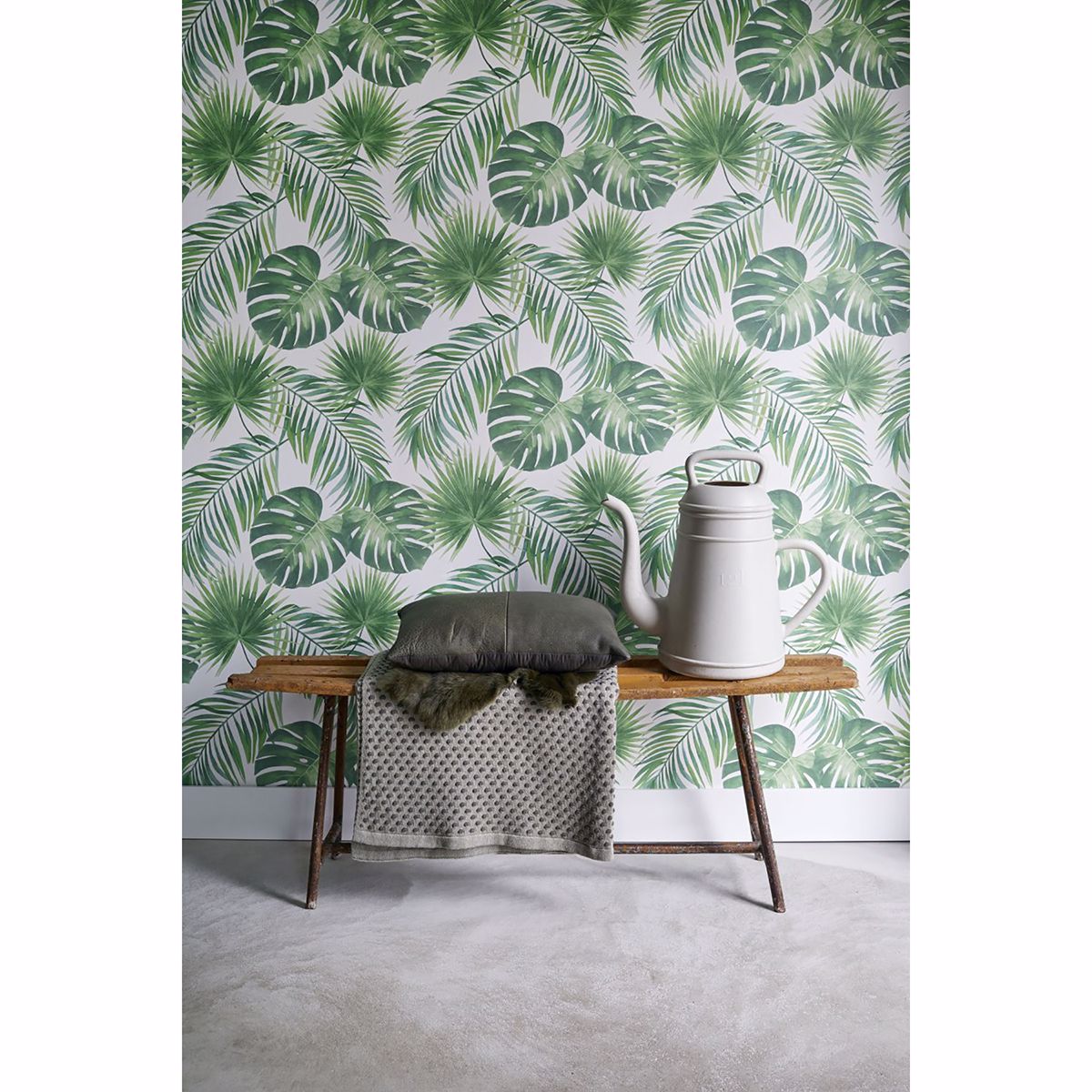 patti-light-green-leaves-wallpaper-york-wallcoverings-dd139013 - York Wallcoverings Wallpaper