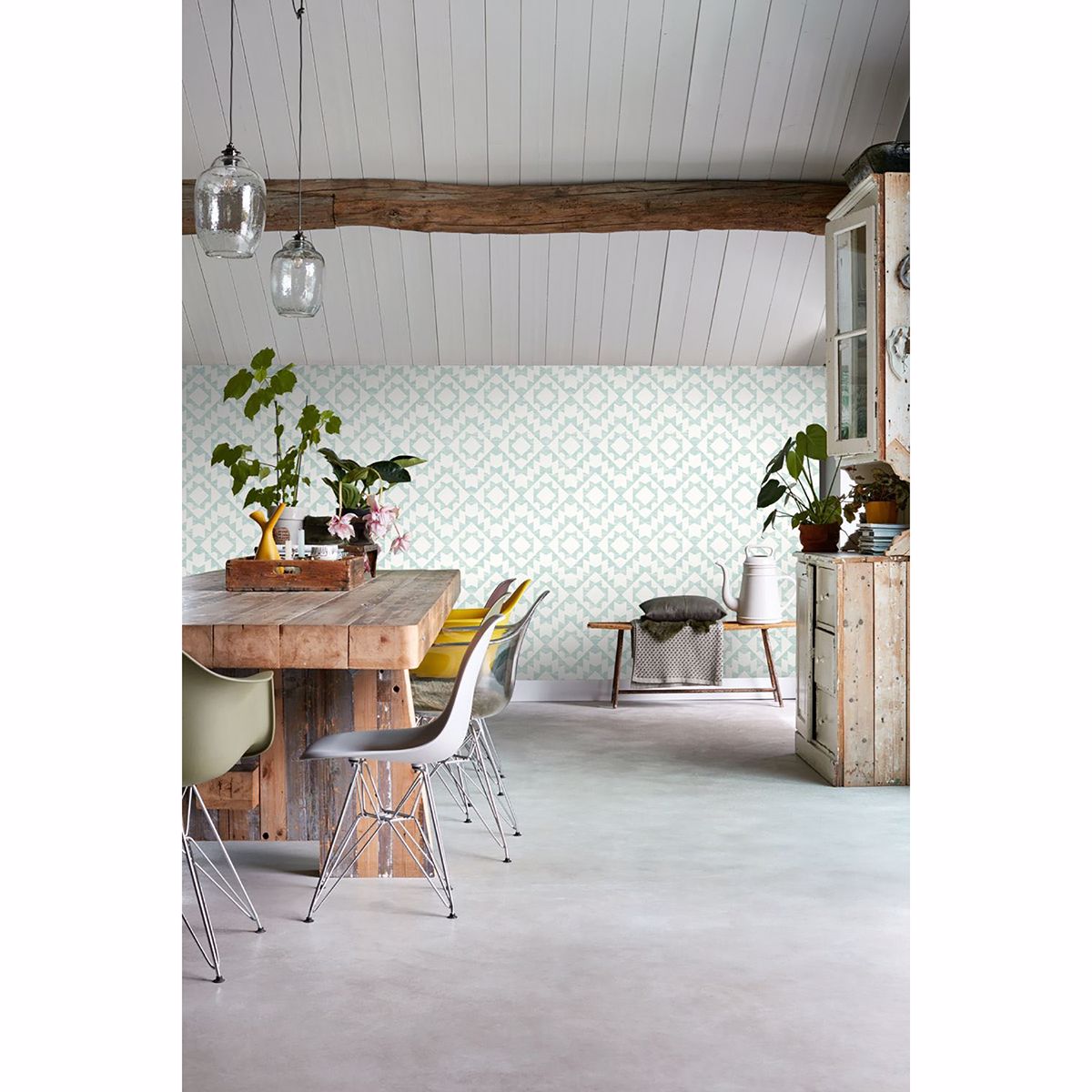 fantine-mint-geometric-wallpaper-york-wallcoverings-dd148674 - York Wallcoverings Wallpaper