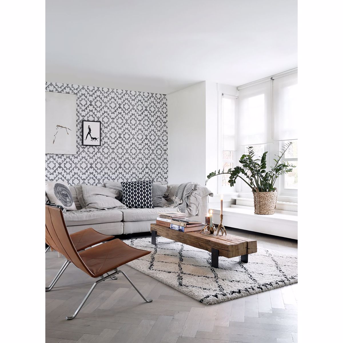 fantine-black-geometric-wallpaper-york-wallcoverings-dd148677 - York Wallcoverings Wallpaper