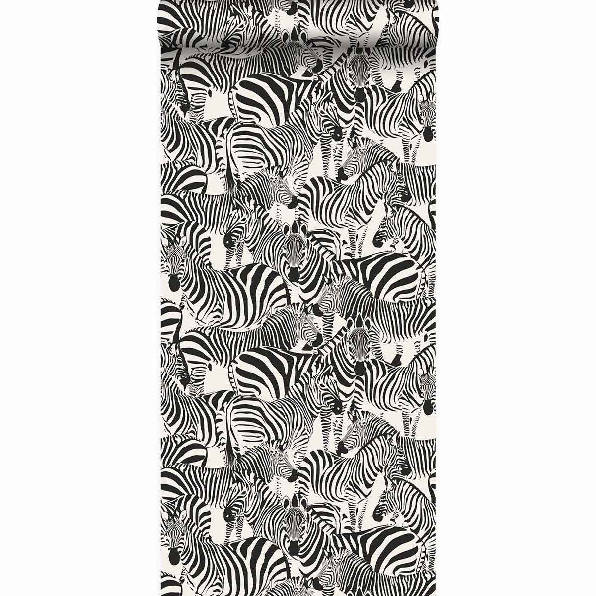 Jemima Black Zebra Wallpaper - York Wallcoverings - DD347453