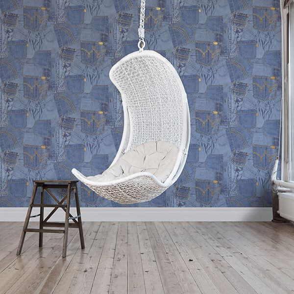 inky-denim-jean-pocket-wallpaper-york-wallcoverings-m1060 - York Wallcoverings Wallpaper