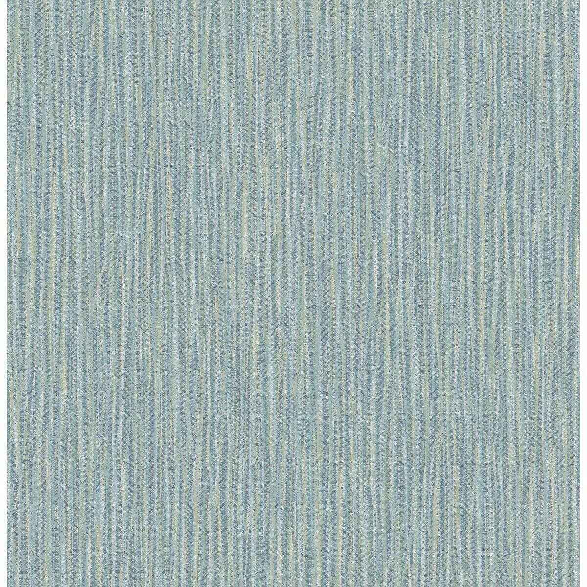 Raffia Aqua Faux Grasscloth Wallpaper - York Wallcoverings - 2861-25420