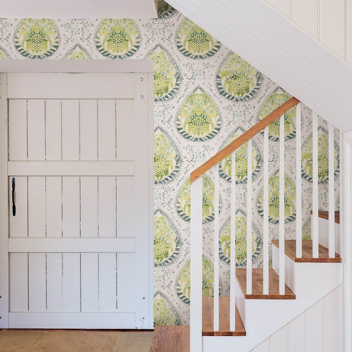 alistair-green-medallion-wallpaper-york-wallcoverings-2861-25750 - York Wallcoverings Wallpaper