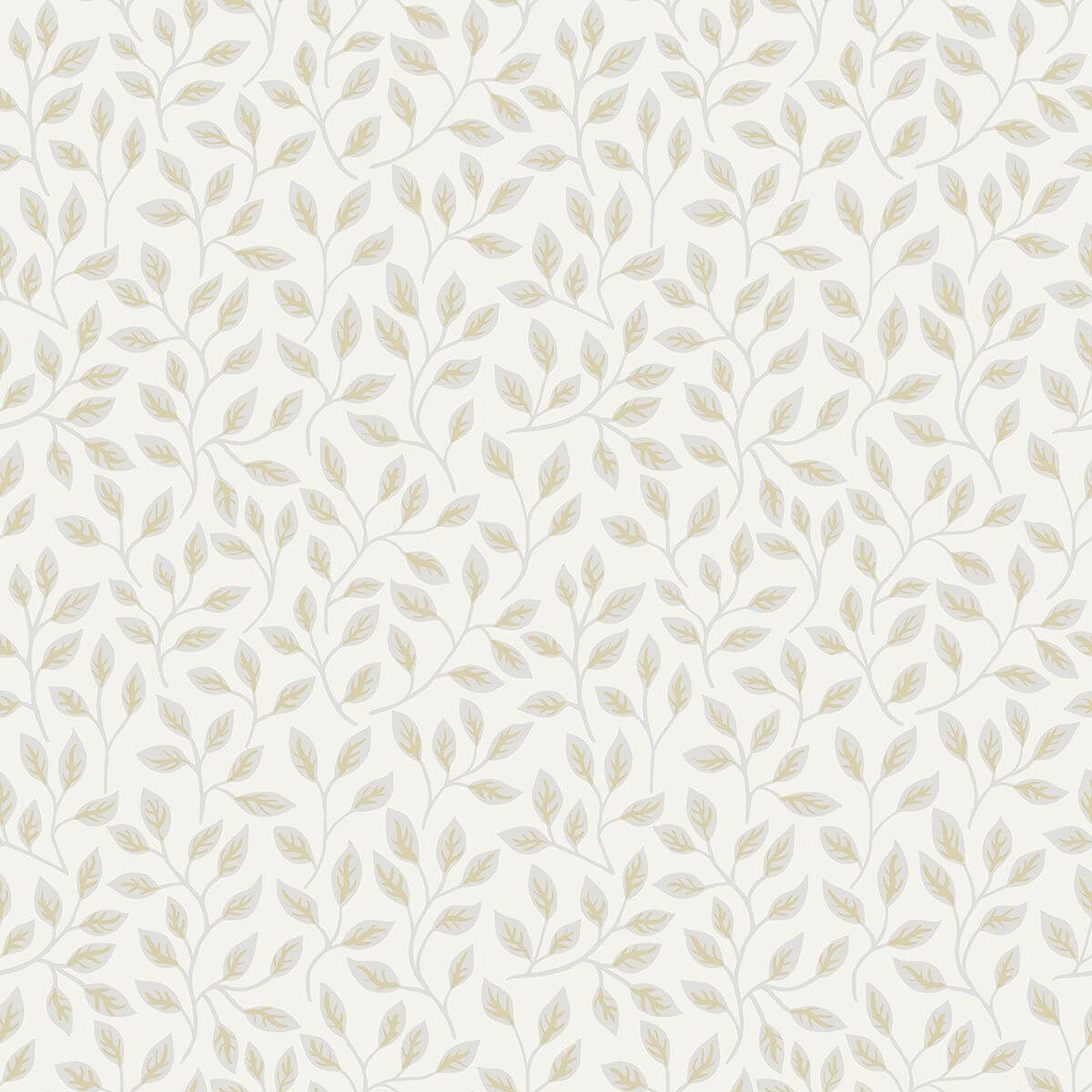 posey-white-vines-wallpaper-york-wallcoverings-2948-33015 - York Wallcoverings Wallpaper