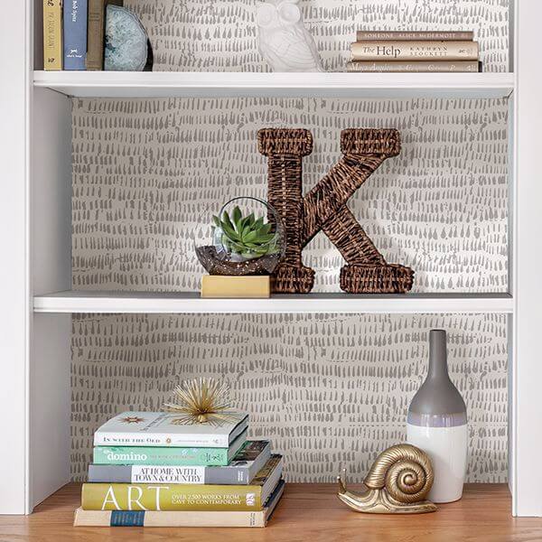 kylver-grey-peel-and-stick-wallpaper-york-wallcoverings-nu3387 - York Wallcoverings Wallpaper