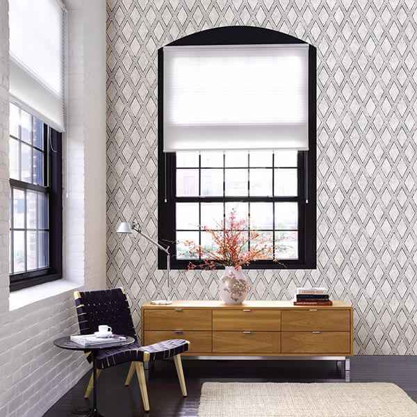 Dartmouth Light Grey Faux Plaster Geometric Wallpaper - York Wallcoverings - 2921-51000 - York Wallcoverings Wallpaper