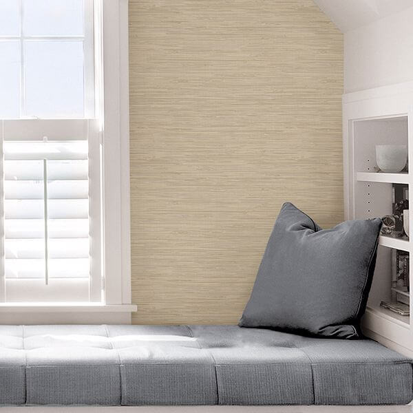 tibetan-grasscloth-cream-peel-and-stick-wallpaper-york-wallcoverings-nus3336 - York Wallcoverings Wallpaper