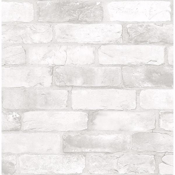 cody-light-grey-reclaimed-bricks-wallpaper-york-wallcoverings-2904-22321 - York Wallcoverings Wallpaper
