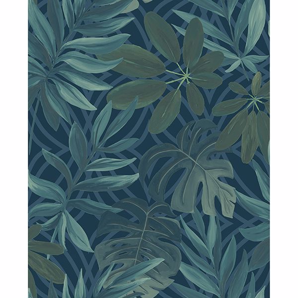 nocturnum-dark-blue-leaves-wallpaper-york-wallcoverings-2904-24201