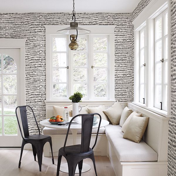 runes-black-brushstrokes-wallpaper-york-wallcoverings-2904-24354 - York Wallcoverings Wallpaper