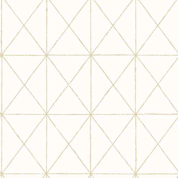 Intersection Gold Diamond Wallpaper - York Wallcoverings - 2904-78002 - York Wallcoverings Wallpaper