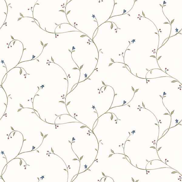 Kurt Green Tin Star Trail Wallpaper - York Wallcoverings - 3119-09158