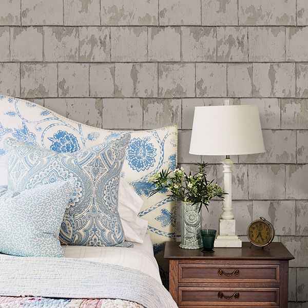 Clint Grey Weathered Wood Wallpaper - York Wallcoverings - 3119-13041 - York Wallcoverings Wallpaper
