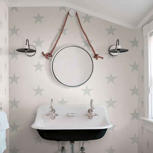 Mcgraw Teal Stars Wallpaper - York Wallcoverings - 3119-13061 - York Wallcoverings Wallpaper