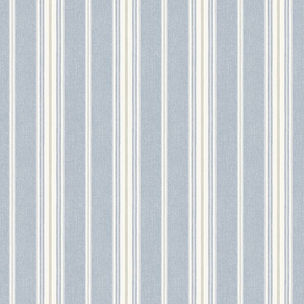cooper-denim-stripe-wallpaper-york-wallcoverings-3119-491016 - York Wallcoverings Wallpaper
