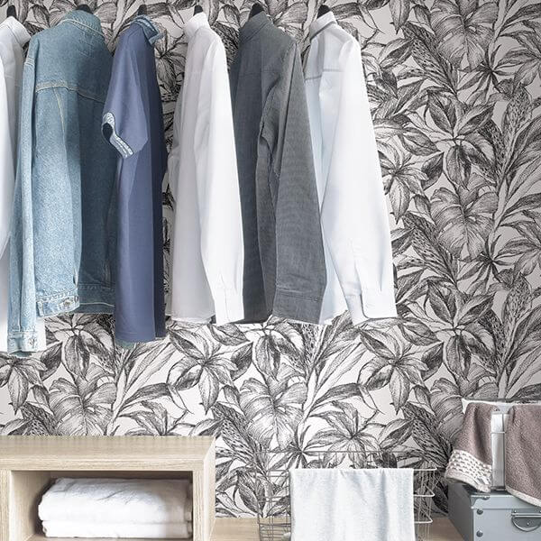 black-canopy-peel-and-stick-wallpaper-york-wallcoverings-nus3498 - York Wallcoverings Wallpaper