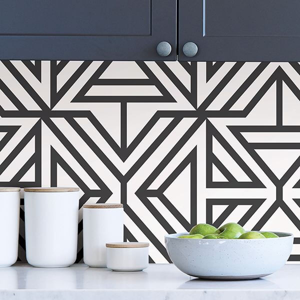 black-linear-peel-and-stick-wallpaper-york-wallcoverings-nus3499 - York Wallcoverings Wallpaper