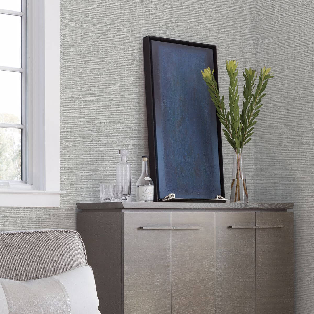 vivanta-grey-texture-wallpaper-york-wallcoverings-2949-60406 - York Wallpaper Wallpaper
