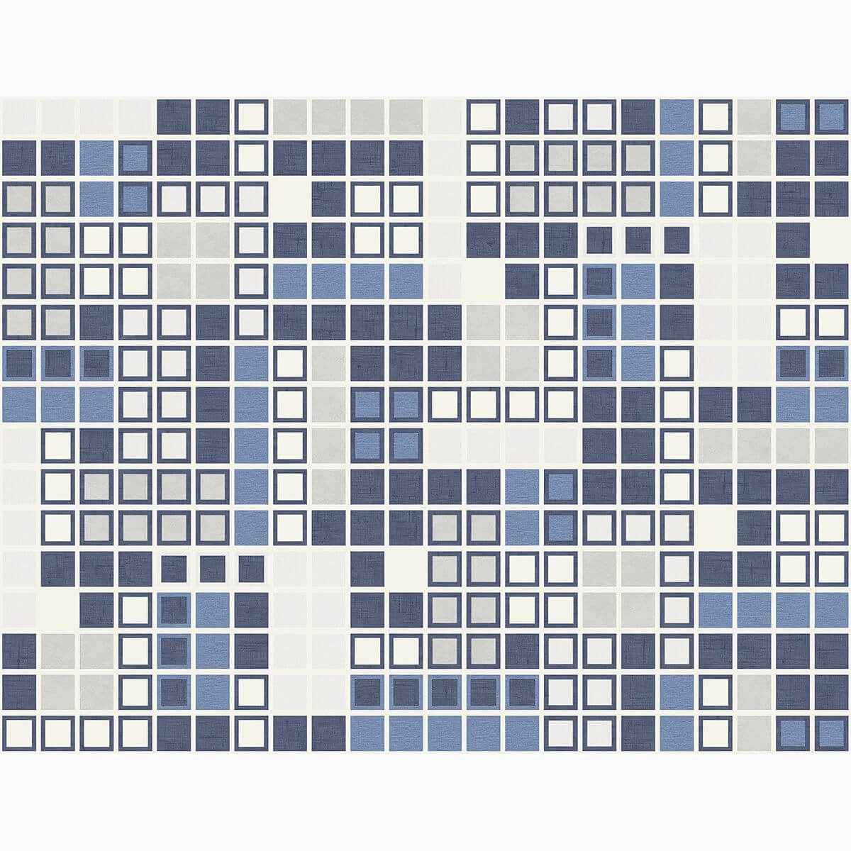Bantry Blue Geometric Wallpaper - York Wallcoverings - 2949-60702 - York Wallcoverings Wallpaper