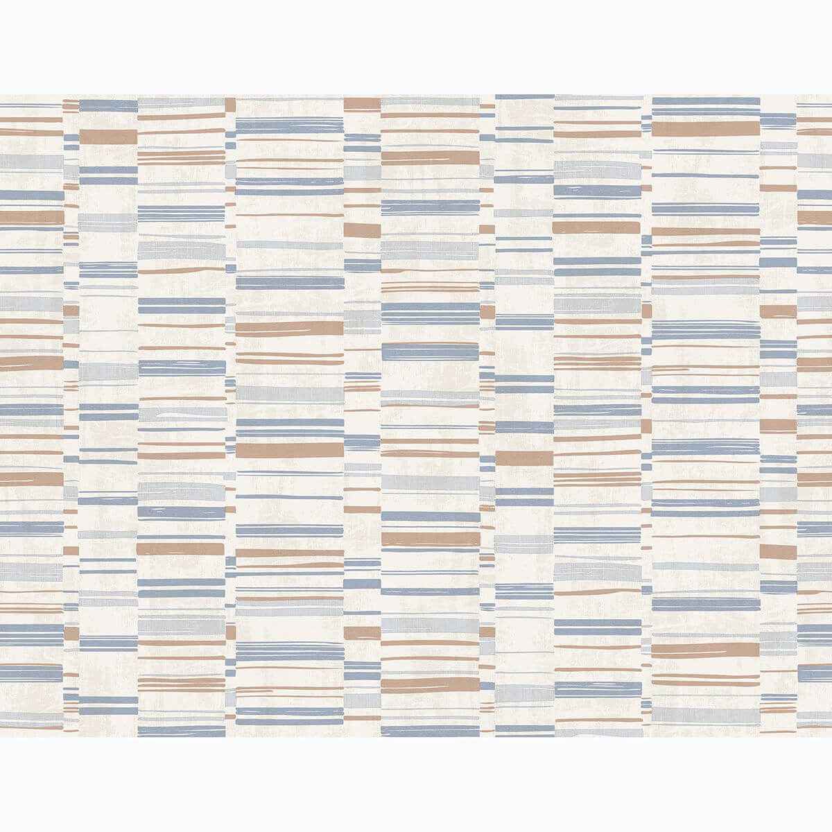 Fresnaye Light Blue Linen Stripe Wallpaper - York Wallcoverings - 2949-60805 - York Wallcoverings Wallpaper