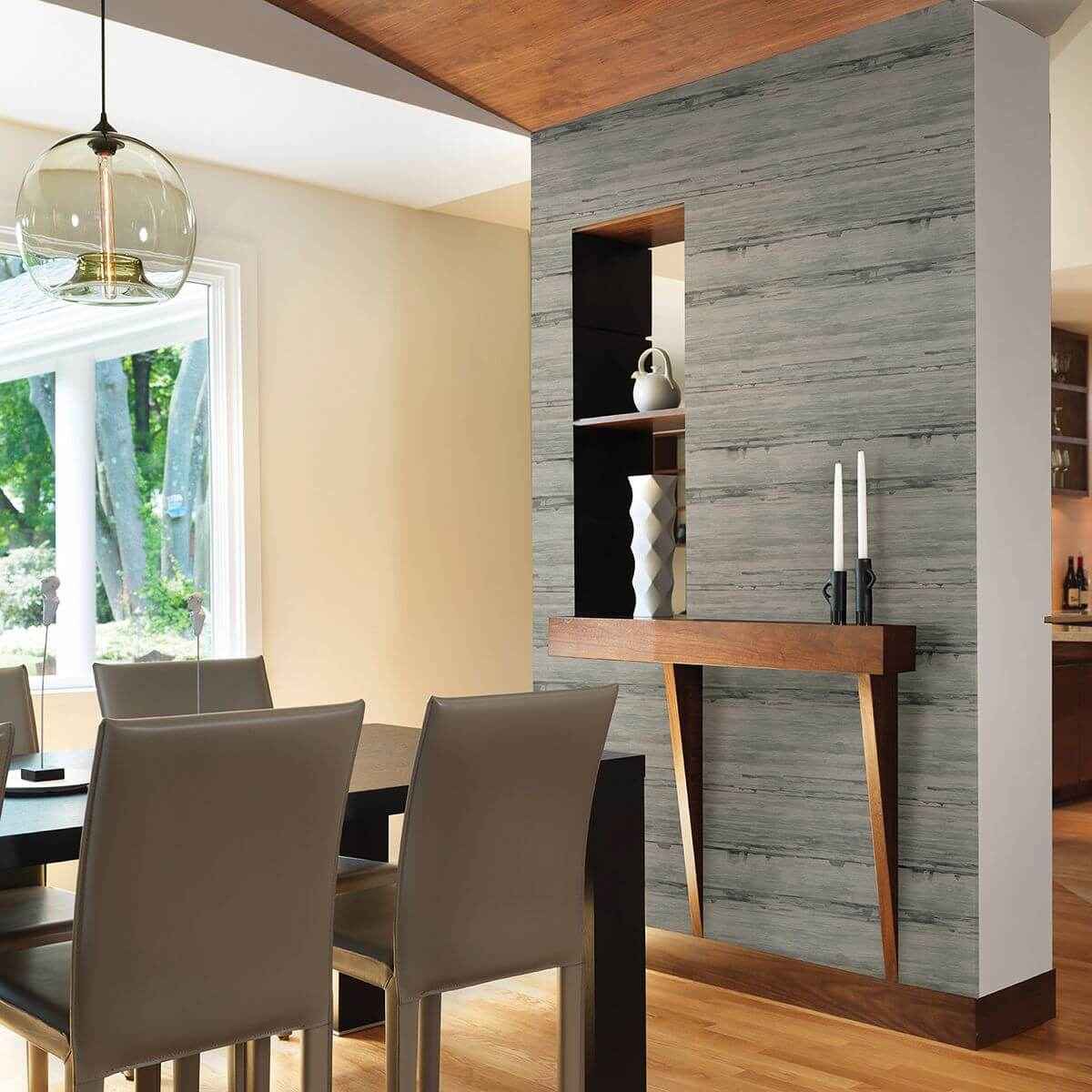 Sandhurst Grey Abstract Stripe Wallpaper - York Wallcoverings - 2949-60900 - York Wallcoverings Wallpaper