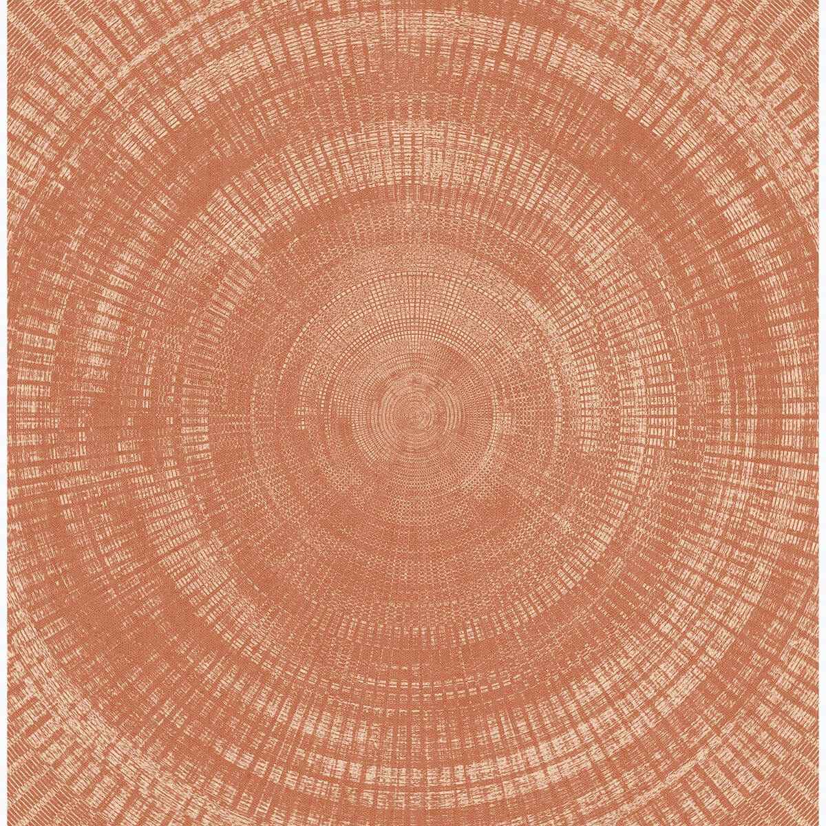 Lalit Burnt Sienna Medallion Wallpaper - York Wallcoverings - 2949-61105 - York Wallcoverings Wallpaper