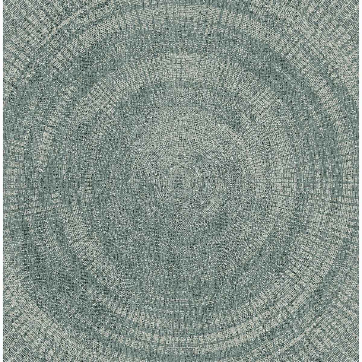 Lalit Teal Medallion Wallpaper - York Wallcoverings - 2949-61114