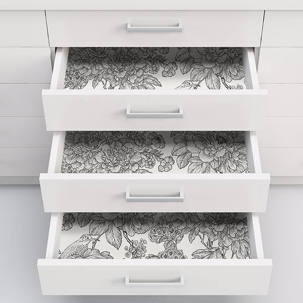 black-white-sudbury-peel-and-stick-wallpaper-york-wallcoverings-nus3544 - York Wallcoverings Wallpaper