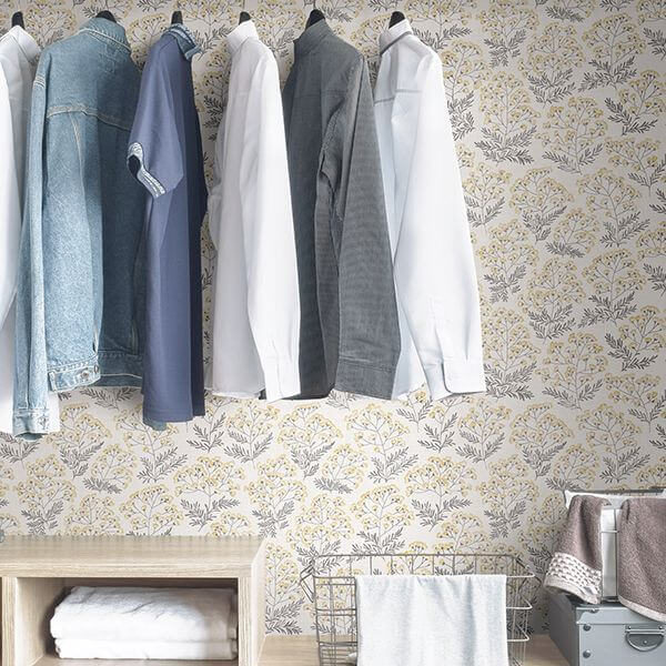 yellow-wethersfield-peel-and-stick-wallpaper-york-wallcoverings-nus3546 - York Wallcoverings Wallpaper