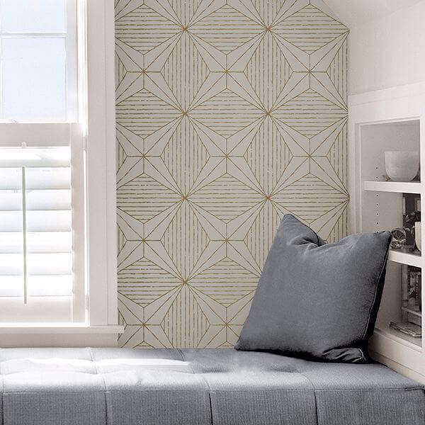gold-aurum-self-adhesive-wallpaper-york-wallcoverings-sls3520 - York Wallcoverings Wallpaper