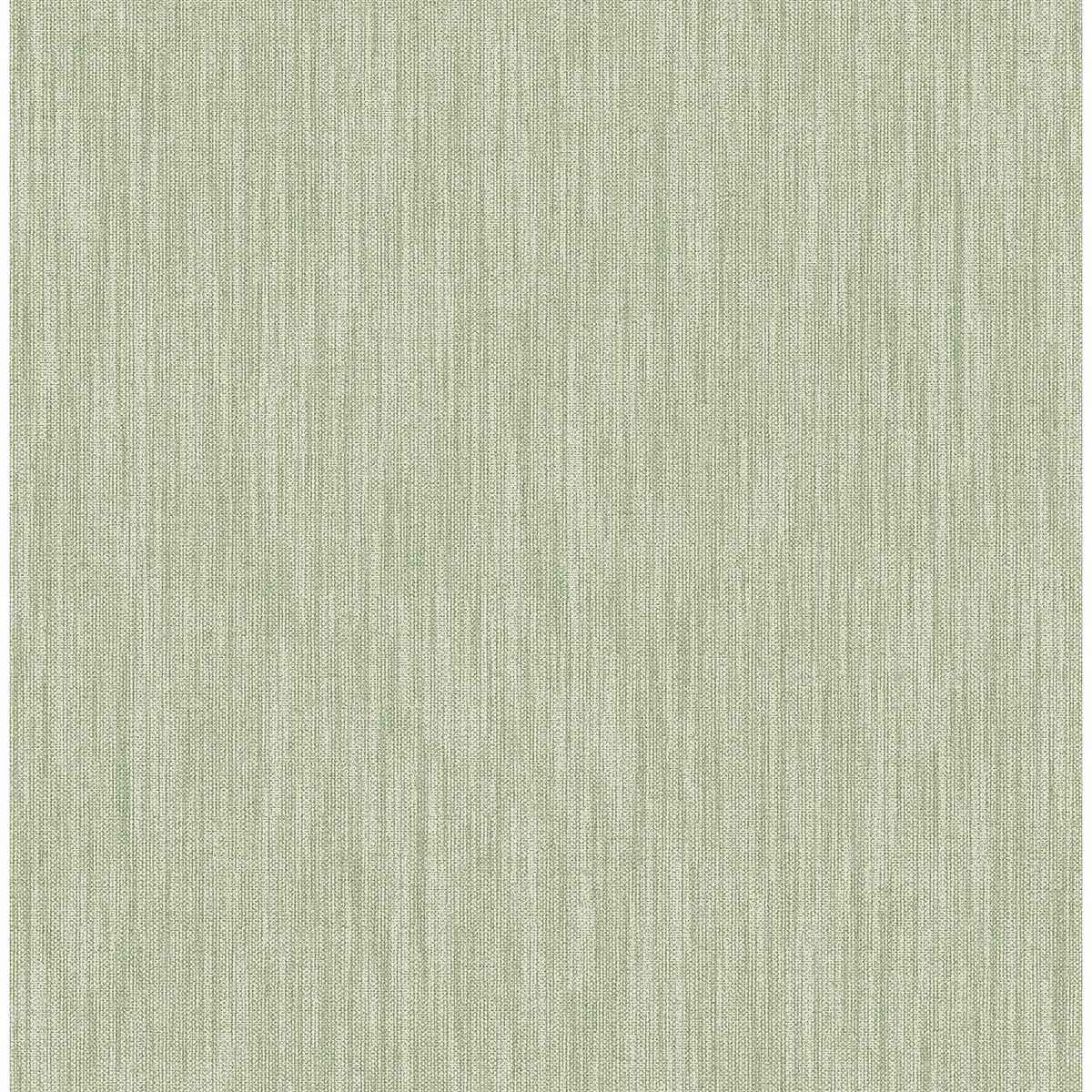 Chenille Sage Faux Linen Wallpaper - York Wallcoverings - 2903-25282 - York Wallcoverings Wallpaper