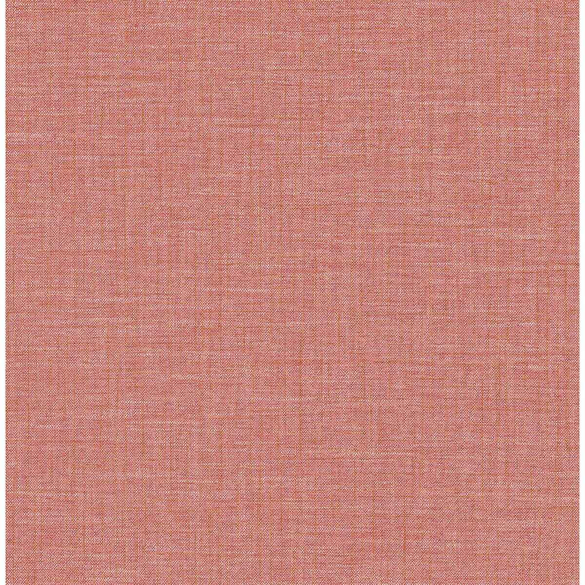 Jocelyn Pink Faux Linen Wallpaper - York Wallcoverings - 2903-25872