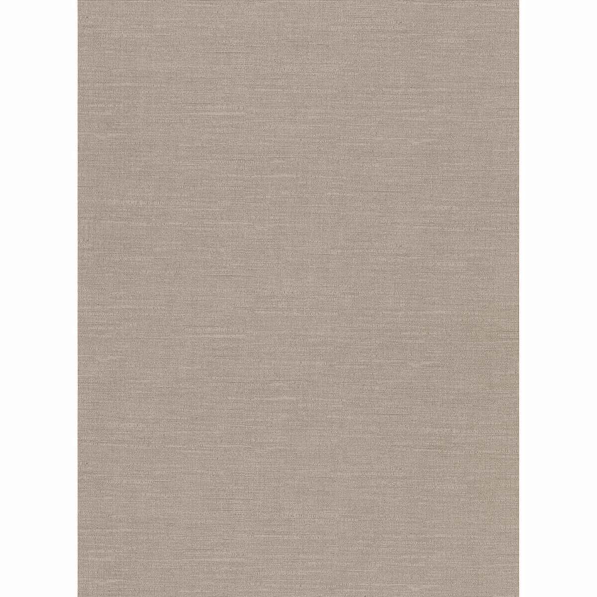 Parker Light Brown Faux Linen Wallpaper - York Wallcoverings - 2910-2738