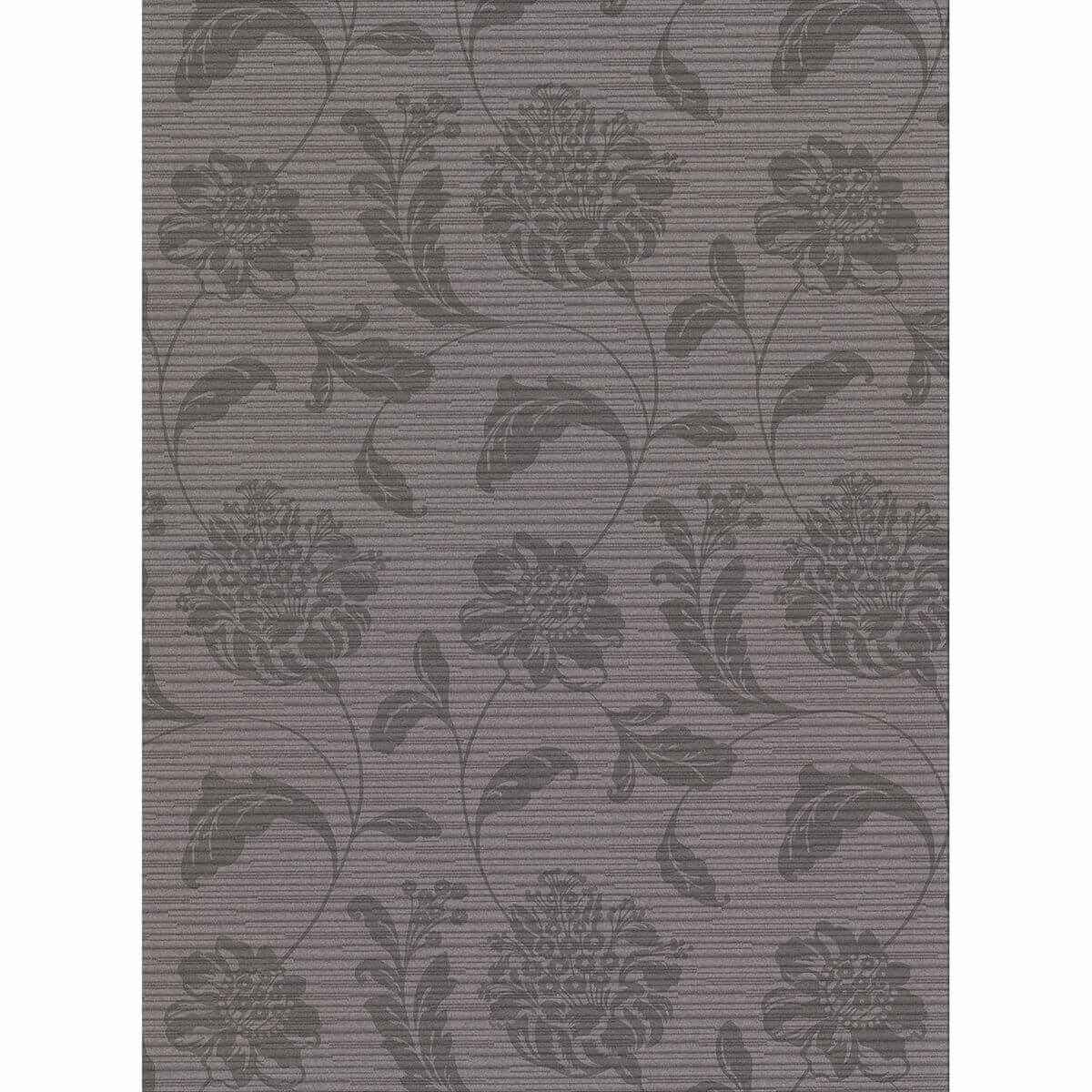 Holiday Charcoal Jacobean Wallpaper - York Wallcoverings - 2910-2754