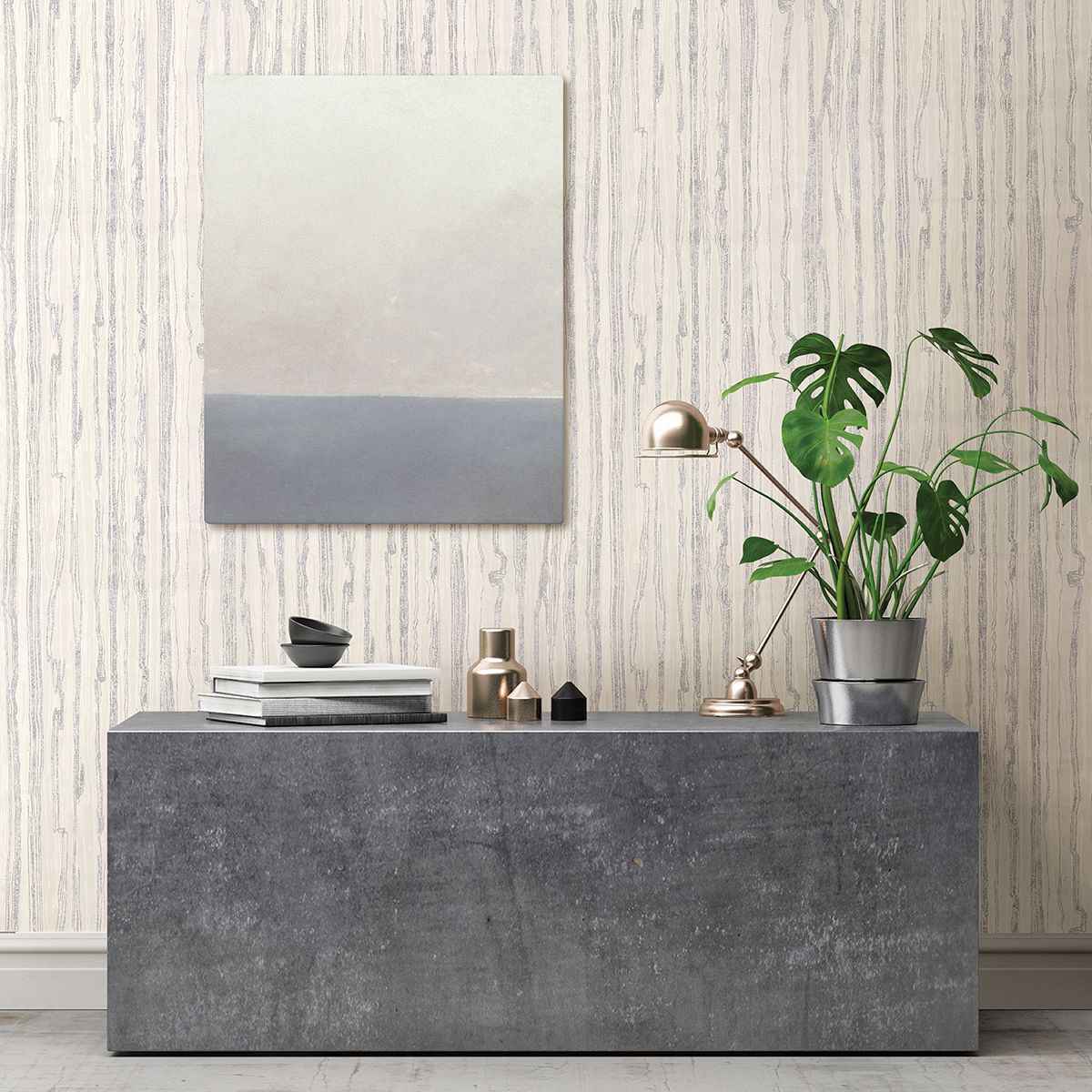 Nova Platinum Faux Wood Wallpaper - York Wallcoverings - 2927-10104 - York Wallcoverings Wallpaper