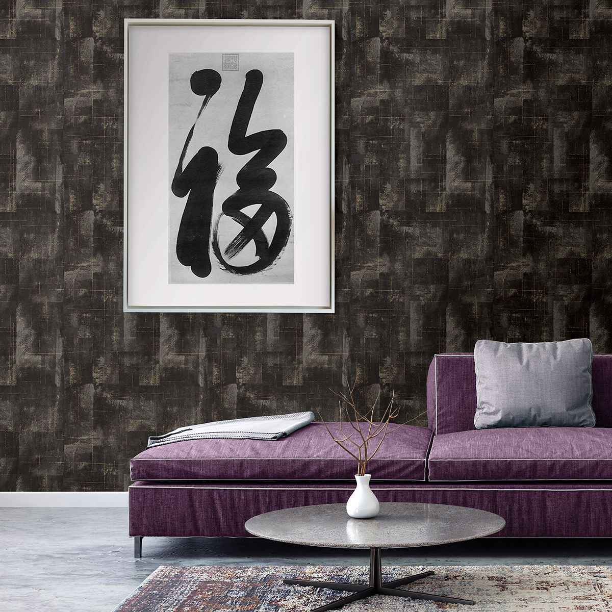 ozone-black-texture-wallpaper-york-wallcoverings-2927-20401 - York Wallcoverings Wallpaper