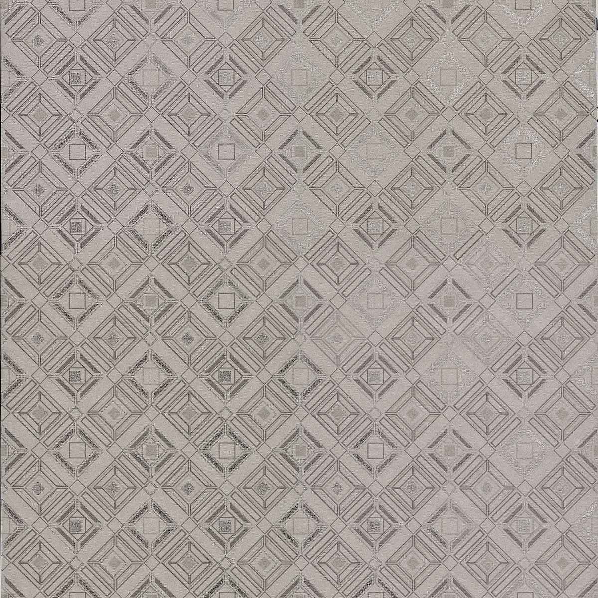 Sonic Light Grey Geometric Wallpaper - York Wallcoverings - 2927-20501 - York Wallcoverings Wallpaper