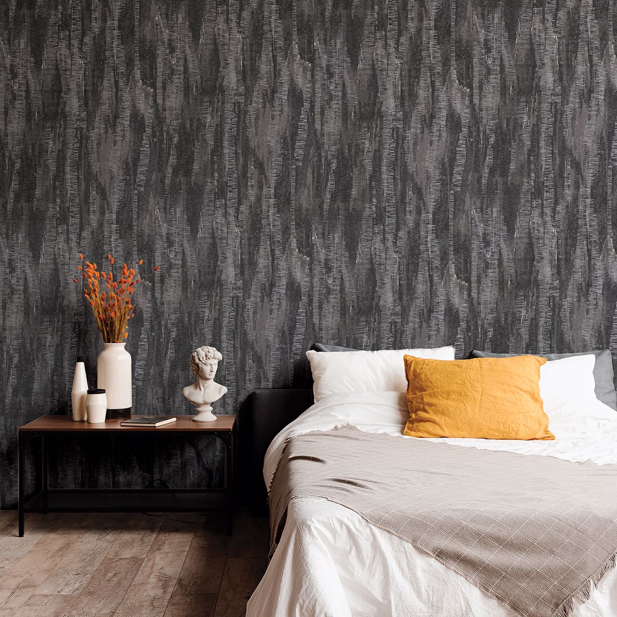 meteor-pewter-distressed-texture-wallpaper-york-wallcoverings-2927-20904 - York Wallpaper Wallpaper