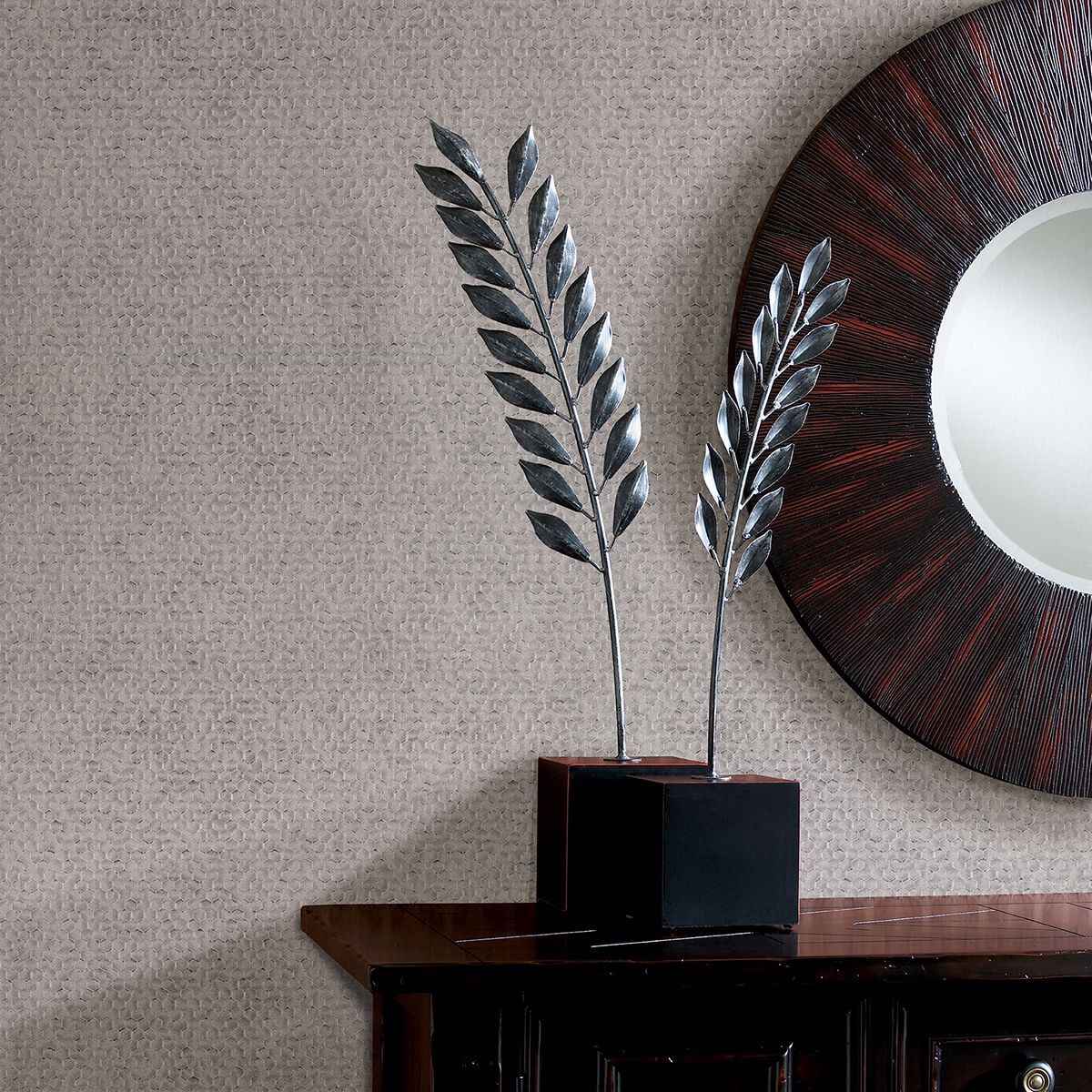 carbon-silver-honeycomb-geometric-wallpaper-york-wallcoverings-2927-42485 - York Wallcoverings Wallpaper