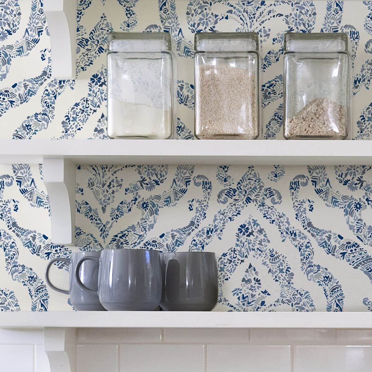 blue-guildford-peel-and-stick-wallpaper-york-wallcoverings-nus3547 - York Wallcoverings Wallpaper