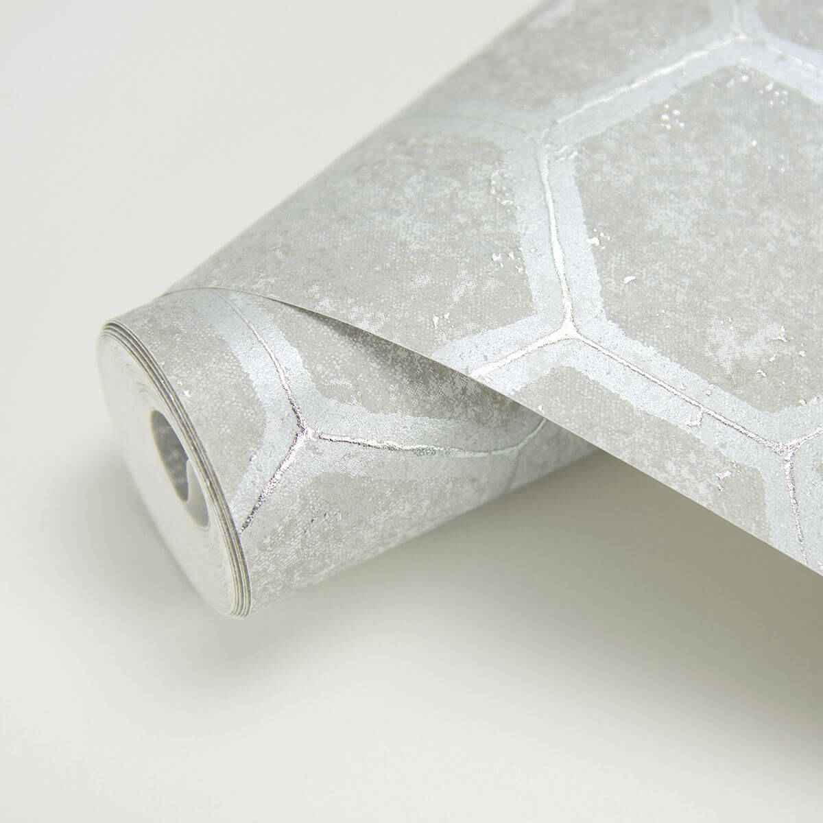 Starling Grey Honeycomb Wallpaper - York Wallcoverings - 2927-00401 - York Wallcoverings Wallpaper